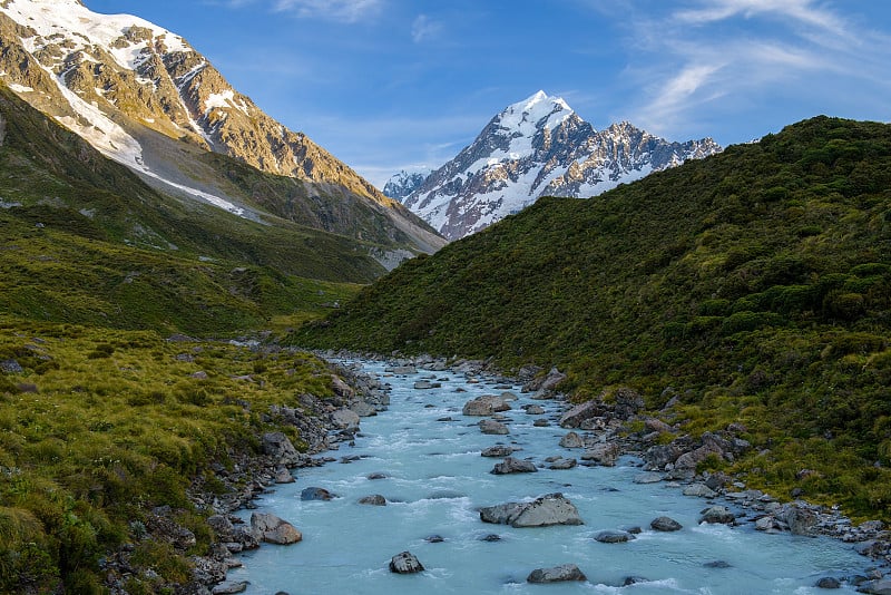 新西兰库克山国家公园的风景