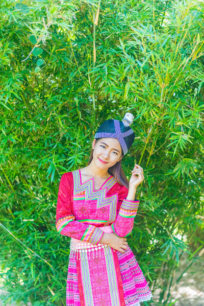 Mhong hill部落妇女
