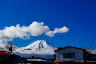 富士山蓝天