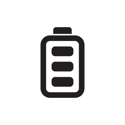 电池图标在向量。标识;