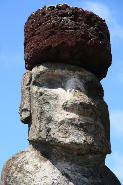 阿胡汤加里基，莫艾在复活节岛