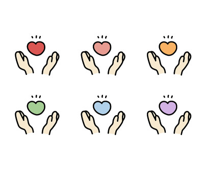 心和手的插图