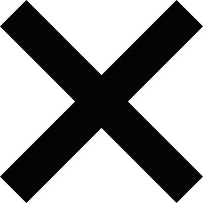 一个黑色十字架的矢量插图