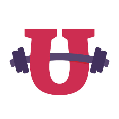 U字母带杠铃。