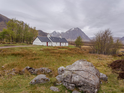 贝莱德小屋，格兰科，威廉堡，苏格兰，英国