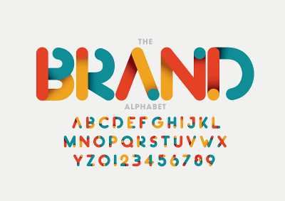 Stylized alphabet
