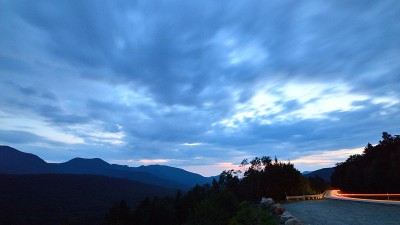 坎卡马格斯公路日落阿巴拉契亚山脉