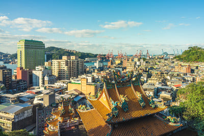 基隆市的天际线