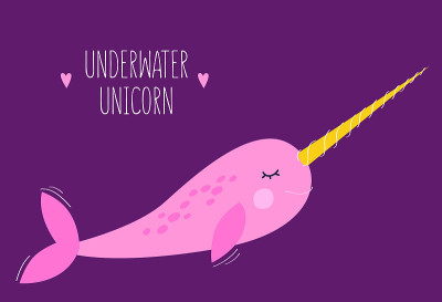 Underwater unicorn