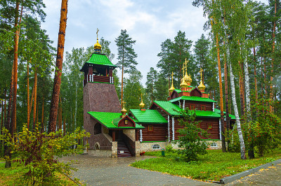 俄罗斯叶卡捷琳堡地区的甘尼纳山修道院