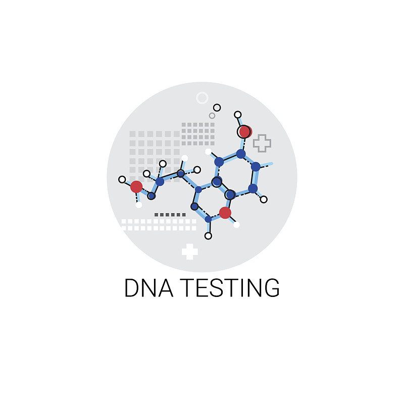 DNA测试医院医生诊所医疗图标