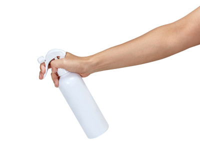 手喷酒精消毒液器隔离白色
