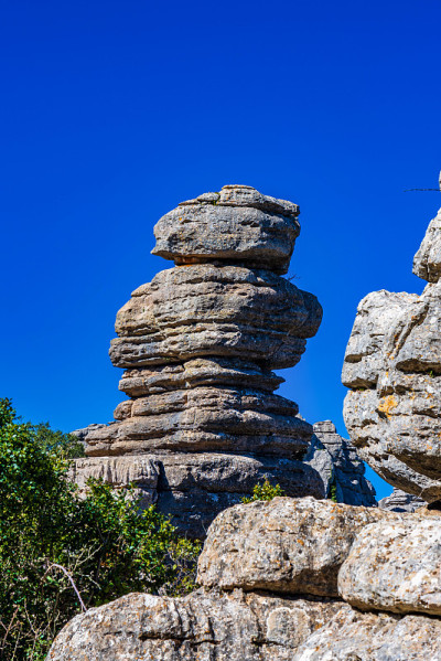 El Torcal de Antequera, Andalusia, Spain，在Antequer