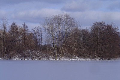 雪湖上