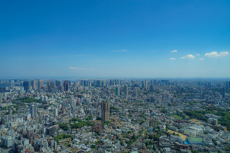 六本木山观景台的景色