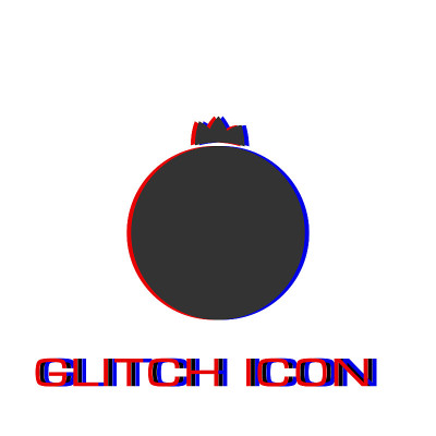 Garnet icon flat.