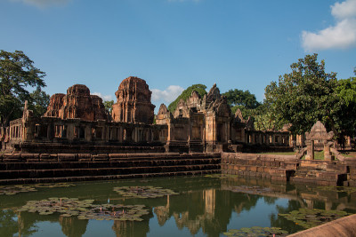 泰国Muangtam Castle或Prasat Muang Tam, Buri Ram