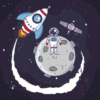 月球太空宇航员