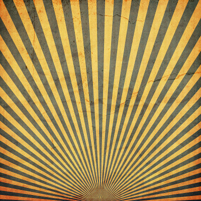 Sunburst复古背景和复制旧纸纹理