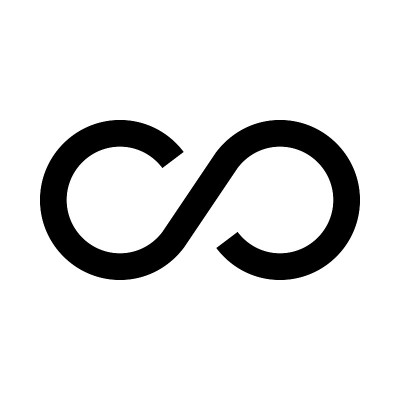 无限细线矢量图标