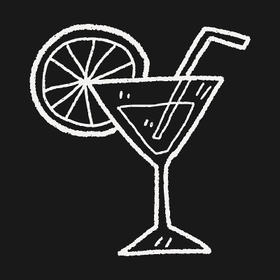 涂鸦的鸡尾酒