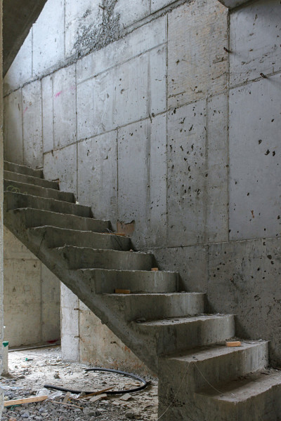 混凝土建筑工地