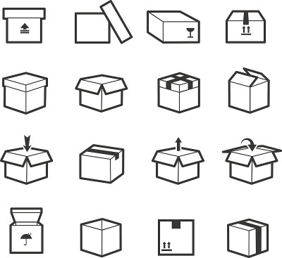 线框矢量图标