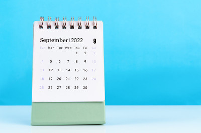 2022年9月日历