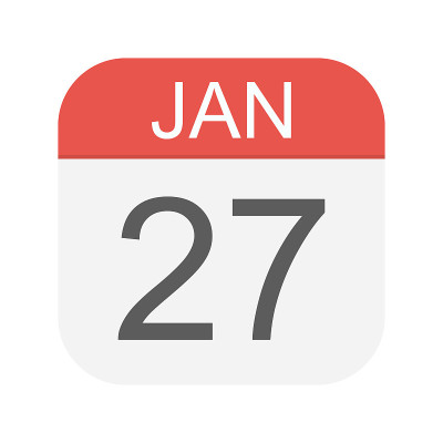 1月27日-日历图标