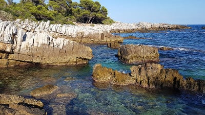 法国南部昂蒂布角的风景
