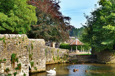 Sheepwash桥,Ashford-In-The-Water