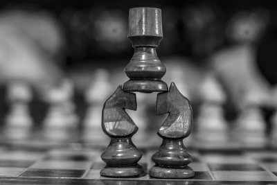 棋盘上的棋子