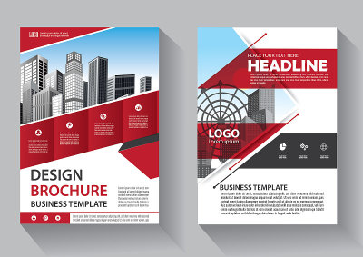 Business abstract vector template. Brochure design