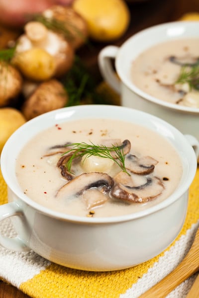 蘑菇土豆汤