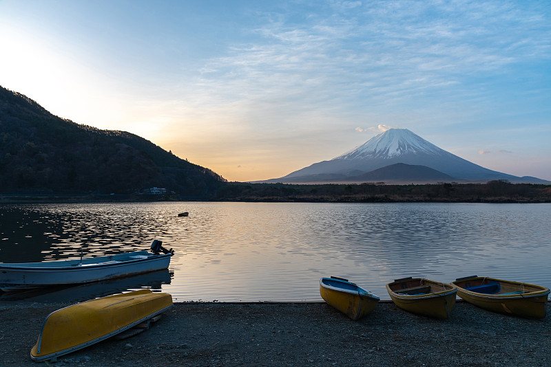 早晨的富士山