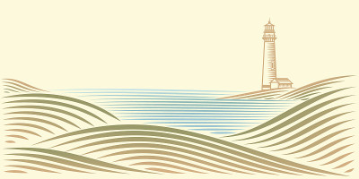 海景的灯塔