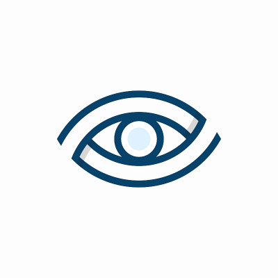 Eye vision logo template design