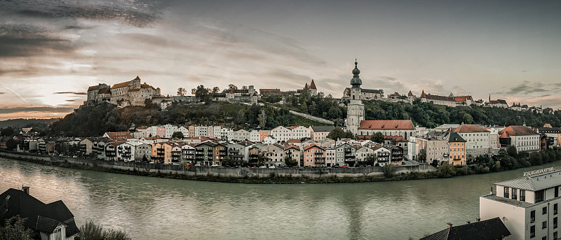 Burghausen-Bavaria-180-degree全景
