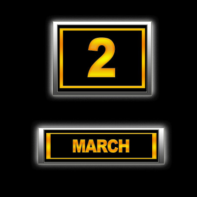 3月2日。