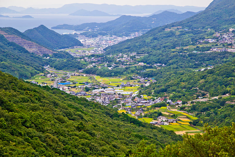 日本香川市Shodoshima观景台