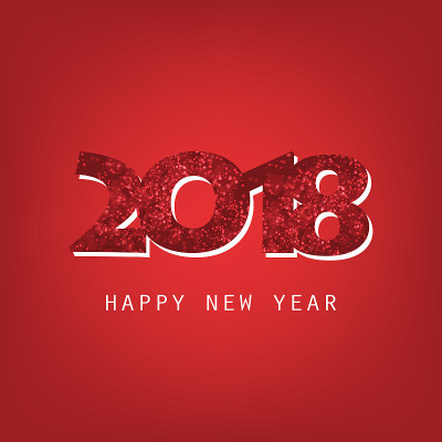 新年贺卡背景- 2018