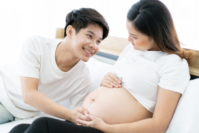 亚洲夫妻肖像