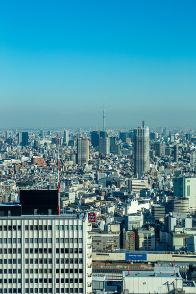 东京线与天空树塔