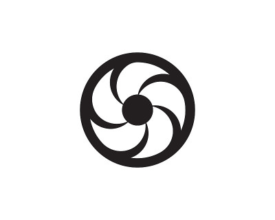 漩涡矢量图图标