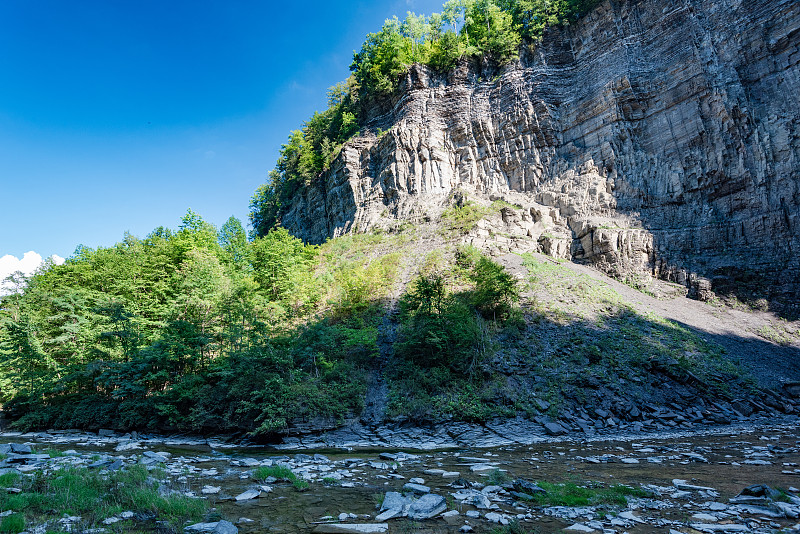 Taughannock瀑布峡谷