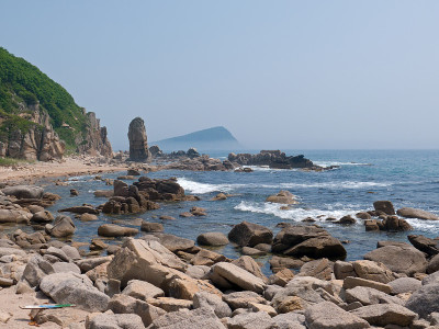 岩石在海上