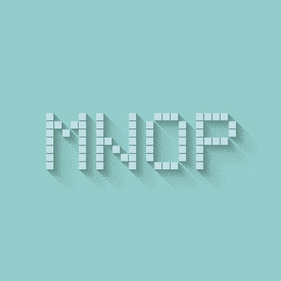 M N O P平面像素字母