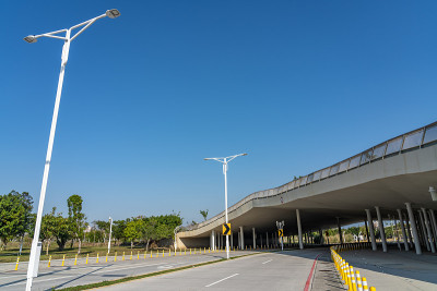 水南经贸园区街景。台湾台中市