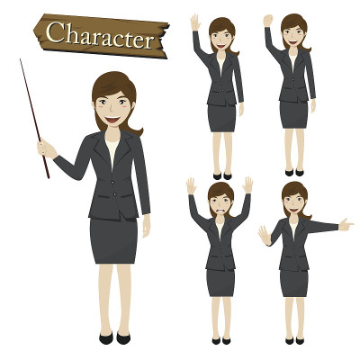 女商人字符集向量