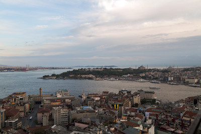 土耳其伊斯坦布尔全景图。